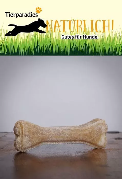 Kauknochen m. Pansen 17 cm 2 Stück